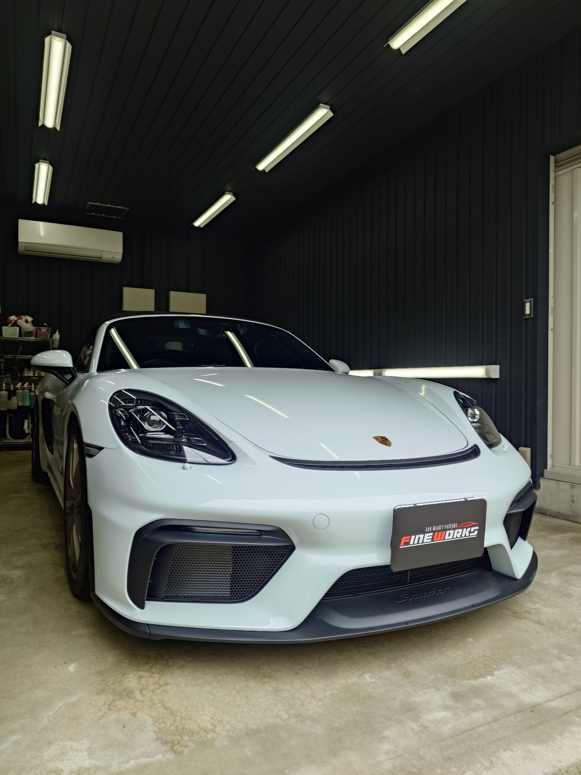 718スパイダー プロテクションフィルム フロントフルPPF【愛媛県四国