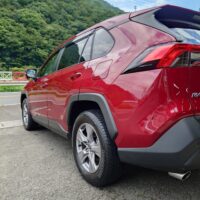 RAV4 ボディコーティング 部分再施工（保険対応）【徳島県三好市 M様】