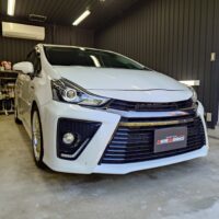 プリウスα ヘッドライトリペア プロテクションフィルム【徳島県美馬市 Ｎ様】