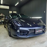 981ケイマン ヘッドライトリペア プロテクションフィルム【香川県高松市 Y様】